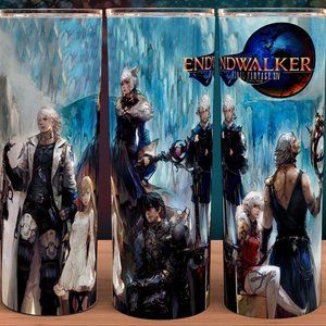 Final Fantasy 14 Endwalker  MMO Gaming Cup Mug Tumbler 20oz